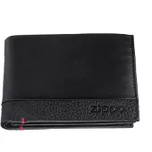 Zippo Nappa Tri-Fold Nahkainen Kukkaro, Musta
