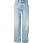 Calvin Klein Jeans 90S Straight Lt Playbill Jean - Blue - 34 x 32