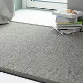 Narma Shetland -sileäksi kudottu villamatto, beige, 100 x 160 cm,