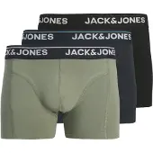 Jack & Jones Jactimothy Solid Trunks 3 Pack - Black - XL