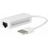 Microconnect USB2.0 - Ethernet Valkoinen