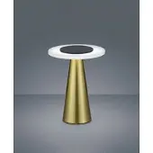 HELESTRA Led pöytävalaisin Bax, himmennettävä, Messinki/kulta, Makuuhuone, Alumiini, Moderni
