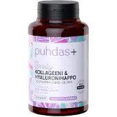 Puhdas+ Collagen & Hyaluron + C, 120 vegekaps