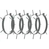 AWTOOLS Ilmastointipiikit nurmijyrälle AW00391; 270 mm; 65 mm; 5 kpl.