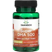 Swanson Health Super DHA 500 ravintolaatuisesta kalmarista - 30 kapselia