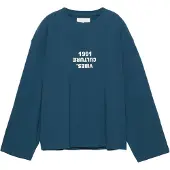 Pull&Bear Paita 'STREET' petrooli / valkoinen