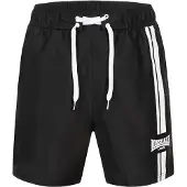Lonsdale Uimashortsit 'Knockan' musta / valkoinen
