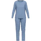 Tom Tailor Pyjama vaaleansininen / valkoinen