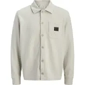 Jack & Jones Jjwaffle Daytona Sweat Overshirt - Cream - L