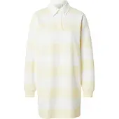 Calvin Klein Jeans Ls Varsity Stripe Mini Polo Dres - Yellow - S