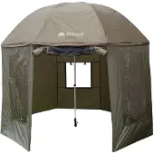 Mikado Fishing Umbrella sivusuojilla ja hyttysverkolla 3 m