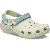 Crocs Classic Denim Flower Adjustable Backstrap Klompit