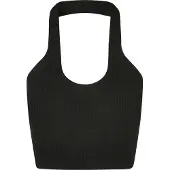 Urban Classics Rib Knit Crossed Neckholder Hihaton Toppi