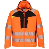 Portwest DX475OBR oranssi Hi-Vis Softshelltakki