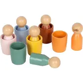 Small Foot Montessori Lajittelupikarit + Hahmot
