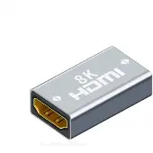 NÖRDIC HDMI 2.1 8K Naaras-naaraskaapelin jatke HDMI-sukupuolenvaihtaja