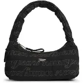 Tommy Hilfiger Tjw Icon Aop Shoulder Bag - Black - ONE SIZE