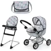 Bayer Nukenvaunut Cosy Setti, Grey