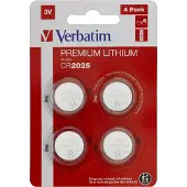 Verbatim – Lithium battery CR2025 3V 4 pack (49532)