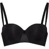 Chantelle Essentiall Bandeau T-Shirt Bra - Black - 75 G