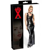 Late-X Latex Dress - black