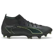 Puma Ultra 6 Match + FG/AG Eclipse - Musta/Vihreä/Green Terrain, koko 46