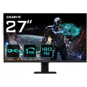 Gigabyte Pelinäyttö - - GS27QA - 27" QHD - 180Hz - 1ms - FreeSync - HDR-valmius