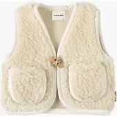 BINIBAMBA Merino Snuggle Liivi, Milk, 6-12 kk