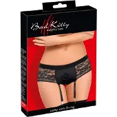 Bad Kitty Strap-on alushousut, musta, XS, XS