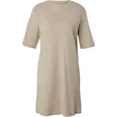 Armani Exchange for woman. XW000825AF10356U6223 Logo dress beige (XS), Casual, Cotton, Short sleeve