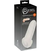 Rebel Penisholkki Sleeve L, läpinäkyvä