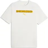 Puma Dortmund T-paita Ftblculture Relaxed - Valkoinen, koko X-Large