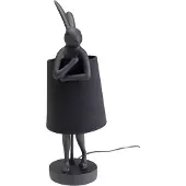 Kare Pöytävalaisin Animal Rabbit, Musta, Olohuone/ruokailutila, Tekstiili/kangas/silkki, Design