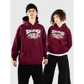 Thrasher Blood Bath Huppari maroon Koko M