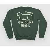 The Dudes Studio Classic Neulepaita bottle green Koko S