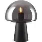 Grönlund Dome pöytävalaisin 28cm E27 savu/musta