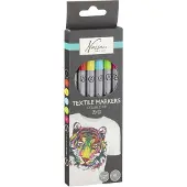 Creative Craft Group Nassau Textiel Dual Markers - 6 pcs.