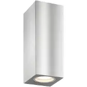 LCD Ulkoseinävalaisin 5051, himmennettävä, Alumiini/harmaa/sinkki, Ruostumaton teräs, Moderni,