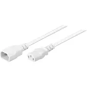 Pro Power Cable Power Cable C14 to C13. White. 3.0m
