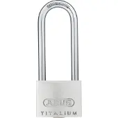 ABUS Titalium hængelås 64TI/40, høj bøjle 63 mm
