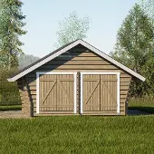 LP GARDEN R-L (16m2) vino rakoseinä hirsilato