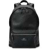 Ralph Lauren for man. 405962456001 Black grained leather backpack (OSFA), Casual