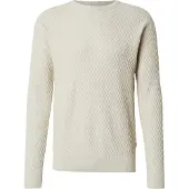 Lindbergh Cable Knit Jumper - Cream - XXL