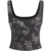Ed Hardy Toppi harmaa / harmaa denim