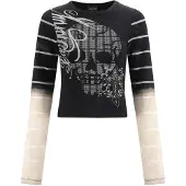 Ed Hardy Paita 'Spectrum Skull' musta