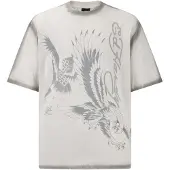 Ed Hardy Paita vaaleanharmaa / valkoinen