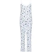 LASCANA Pyjama marine / valkoinen