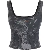 Ed Hardy Toppi savunsininen / sininen denim