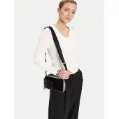 Hispanitas for woman. BI254158 Samba Met bag black (OSFA), Casual, Polyurethane