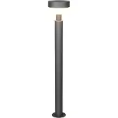 TRIO Lighting Led pylväsvalaisin Mackenzie, Musta, Alumiini, Moderni